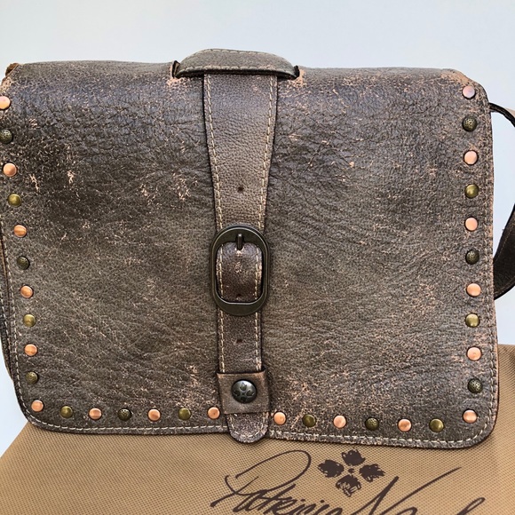 Patricia Nash Mantova Vintage Wash Leather Bag